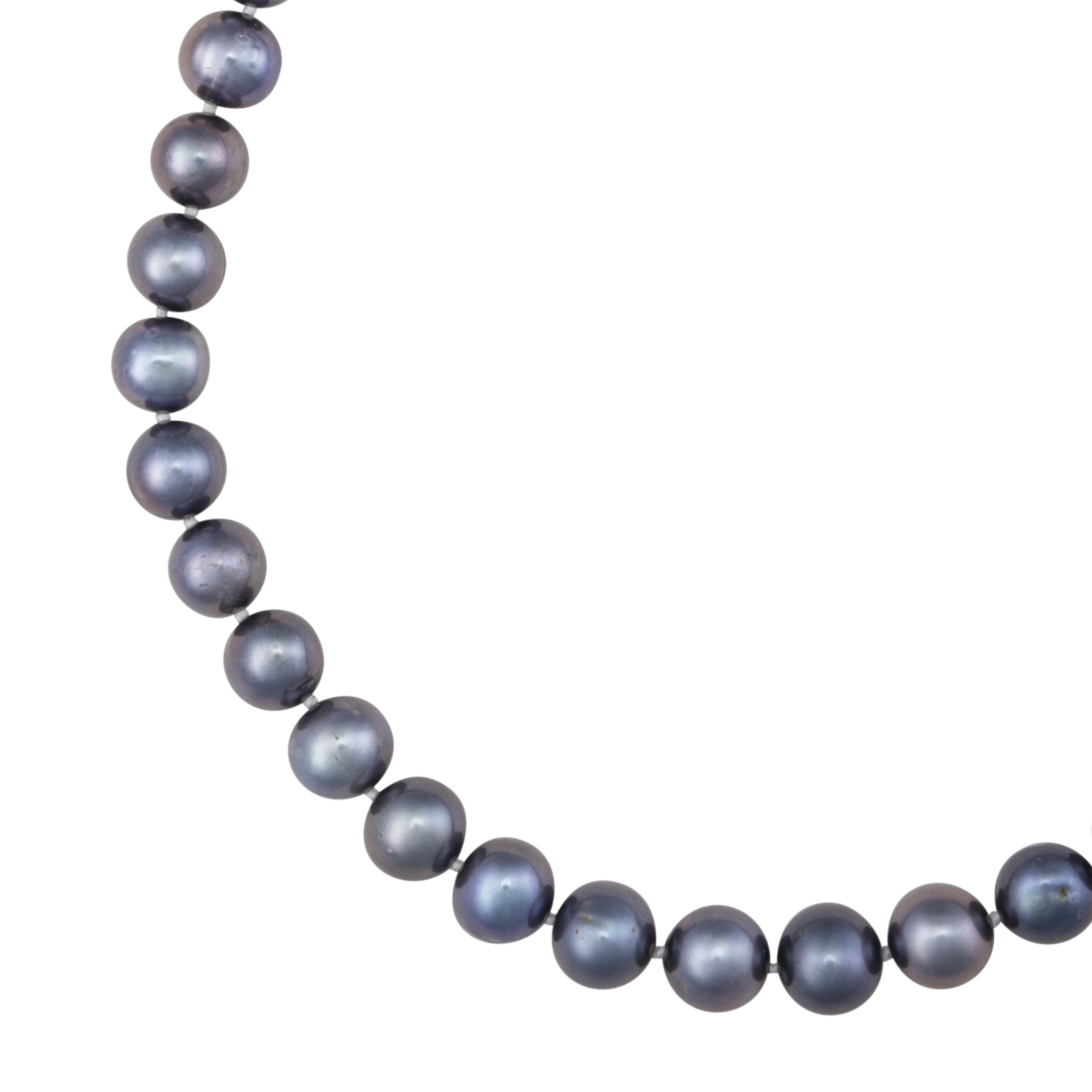 A+ Freshwater Pearl Strand Necklace | 18" Hand-Knotted | KlassyKlothes