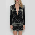 Pearl Tuxedo Dress